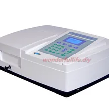 Спектрофотометр для видимой области с сканированием 320-1100nm Диапазон длины волны 2nm полоса пропускания по спектрофотометру