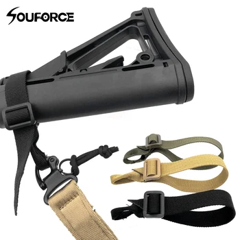 

3 Color Multi-functional Tactical Nylon Cable Tie BB Hang Buckle Tie Scar Single Point Backpack P90 M4 Connection Buckle Hunting