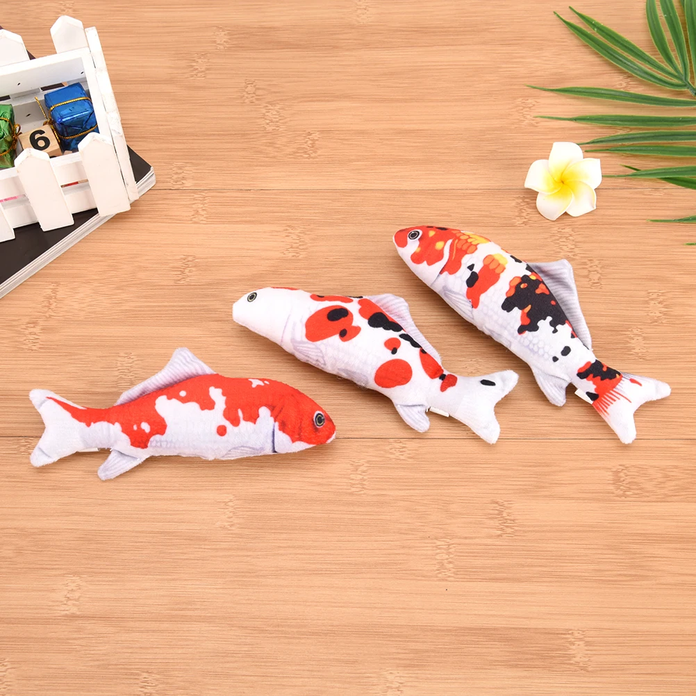 

6Colors Cute Koi Red Fish Stuffed Animal Kids Soft Toy Cute 3D Carp Plush Toy Birthday Gift Home Decor