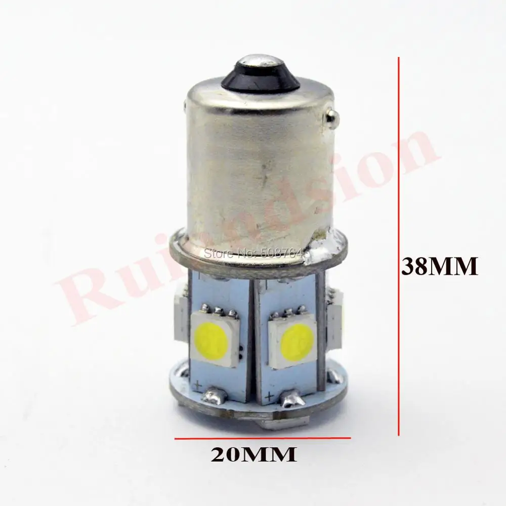 2 шт. 1156 BA15S BAU15S 9SMD 5050 светодиодный Белый Красный Цвет: желтый, 12V автомобильный P21W PY21W стоп-сигнал поворота задние фонари сигнальная лампа белый красный orange