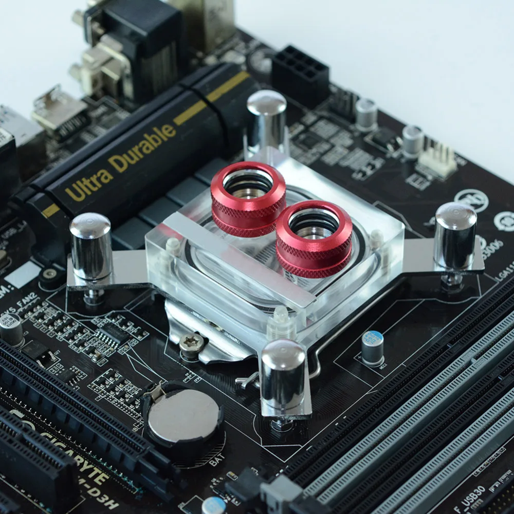 G1/4 موضوع الكمبيوتر GPU Waterblock CPU قنوات صغيرة رادياتير لتبريد للمياه برودة ل إنتل LGA 1150 1151 1155 1156 تبريد G1/4 موضوع الكمبيوتر GPU Waterblock CPU قنوات صغيرة رادياتير لتبريد للمياه برودة ل إنتل LGA 1150 1151 1155 1156 تبريد