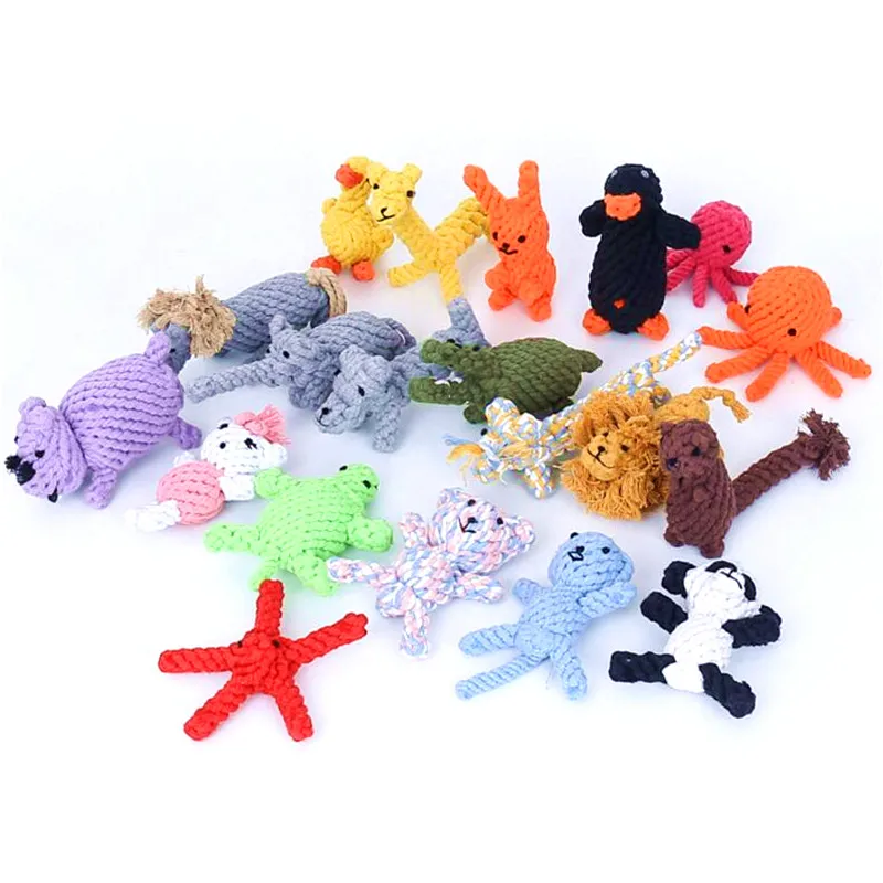 

Pet Toys For Large Dog Bite Resist Interactive Cotton Bone Animal Rope Toy Puppy Small Dog Toy Chew Knot Teeth Cleaning