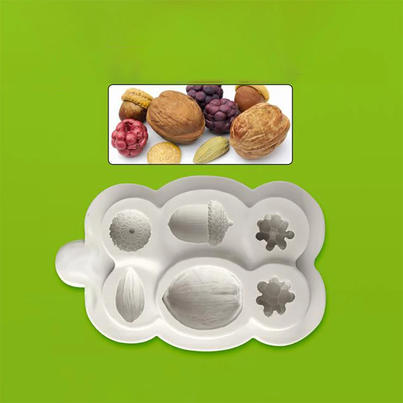 

Nut Silicone Mold Berries Cake Mold Fondant Cake Decorating Tools Christmas Chocolate Gumpaste Sugar Craft Cake Tools