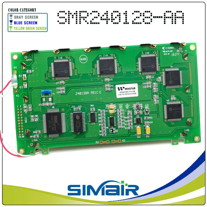 WG240128A WG240128A-FMI WG240128A-TMI-TZ #001 WG240128A-FMI-NZO 240*128 замена новый Класс в ЖК-дисплей |