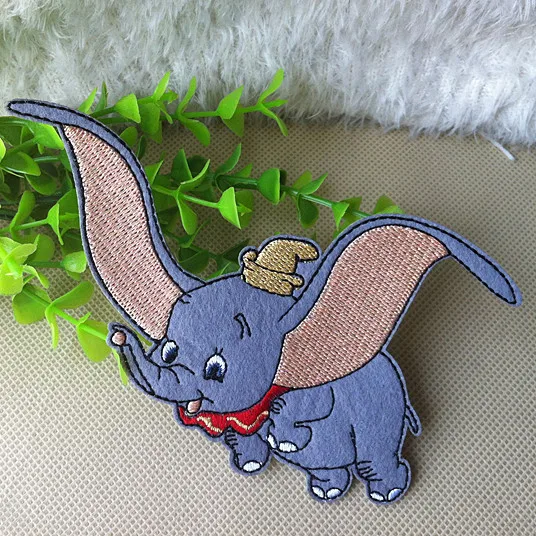 Вышитая аппликация с мультяшным s летающим слоном 10 х6 5 см|applique iron on|iron on patchesiron |