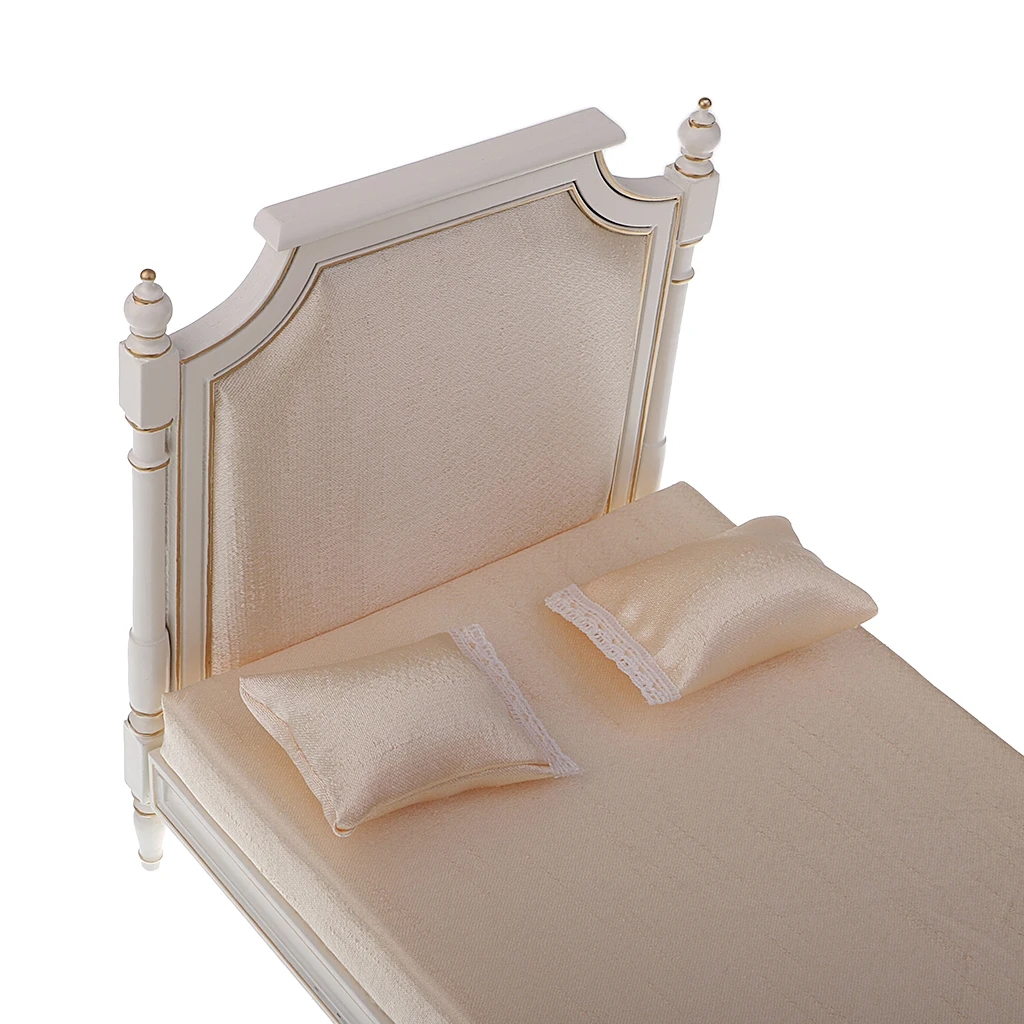 1:6, белая двойная кровать, мебель для Licca Azone Pullip, кукольный дом, аксессуар, мебель для дома, игрушки для куклы