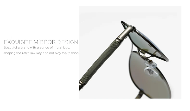 aviator sunglasses men quality brand designer mirro glasses male (4)