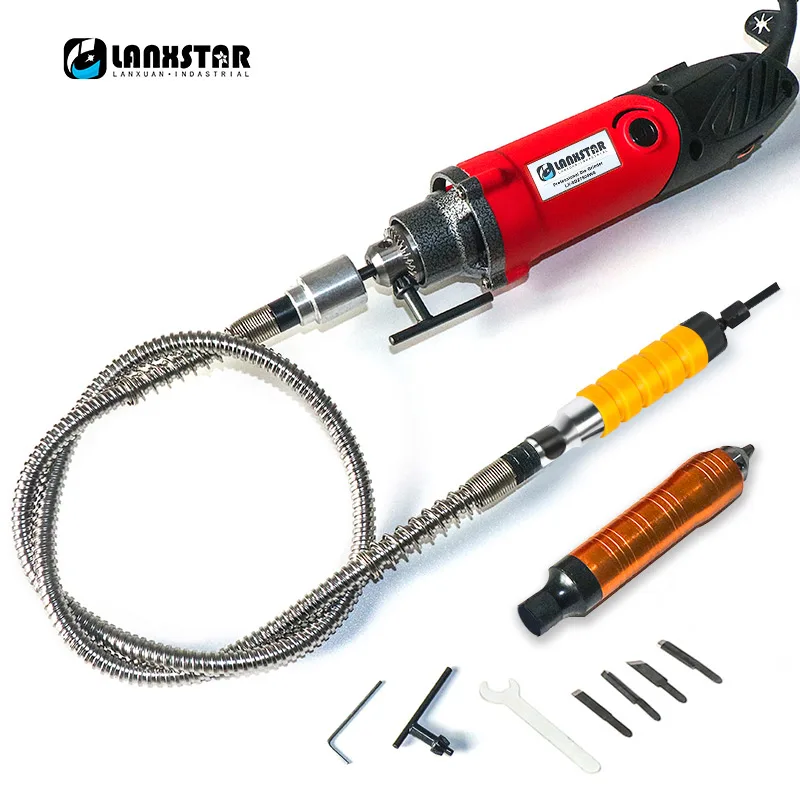 Lanxstar 7500WS мощная подвесная мини дрель для вращающихся инструментов Dremel с гибким