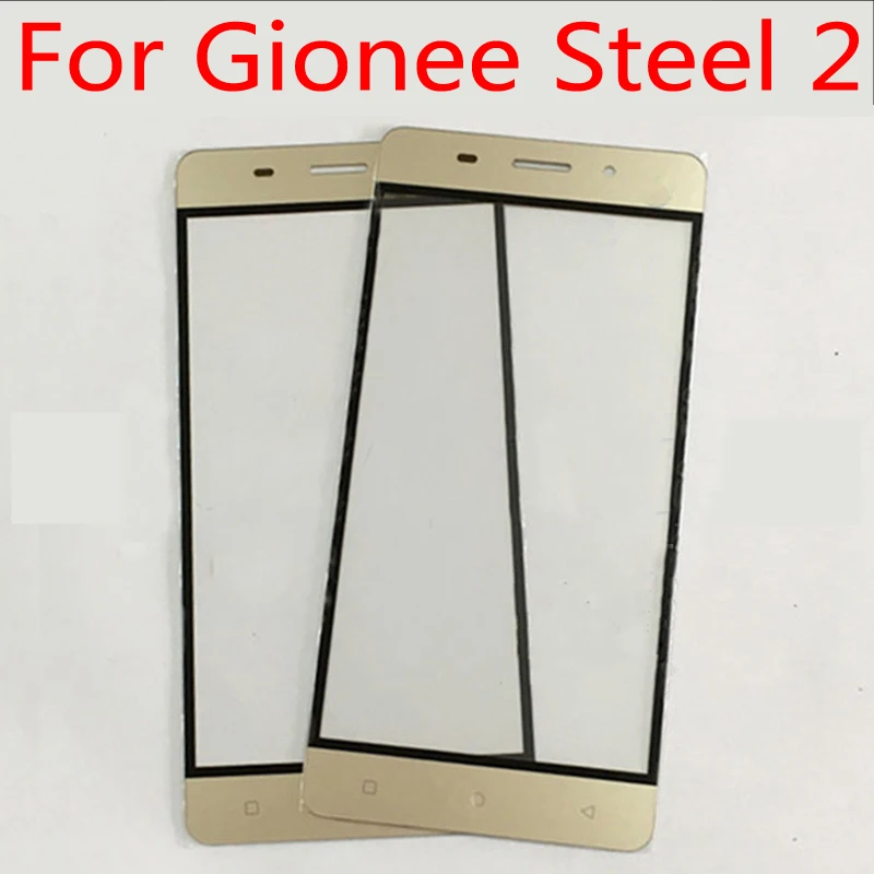 Gold/Black/White Glass cover For Gionee Steel 2 Touch screen LCD External Self-changing /Just glass | Мобильные телефоны и