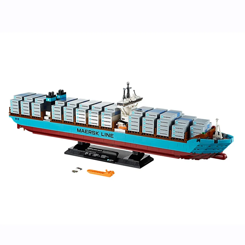 

Genuine Technic Maersk Line Triple-E Model Building Blocks Compatible Legoings 10241 22002 Bricks Toys for Children Gifts