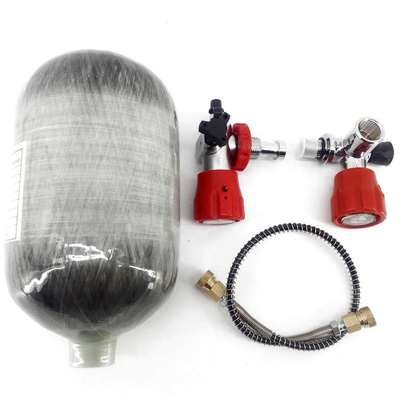AC52011 2L Mini Scuba High Pressure Cylinder 4500Psi Cylinder 300Bar Paintball Tank Valve With Filling Station Diving Cylinder
