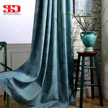 Modern Curtian Fabric Blackout font b Curtains b font For Living Room Cotton Roman Blinds Geometric