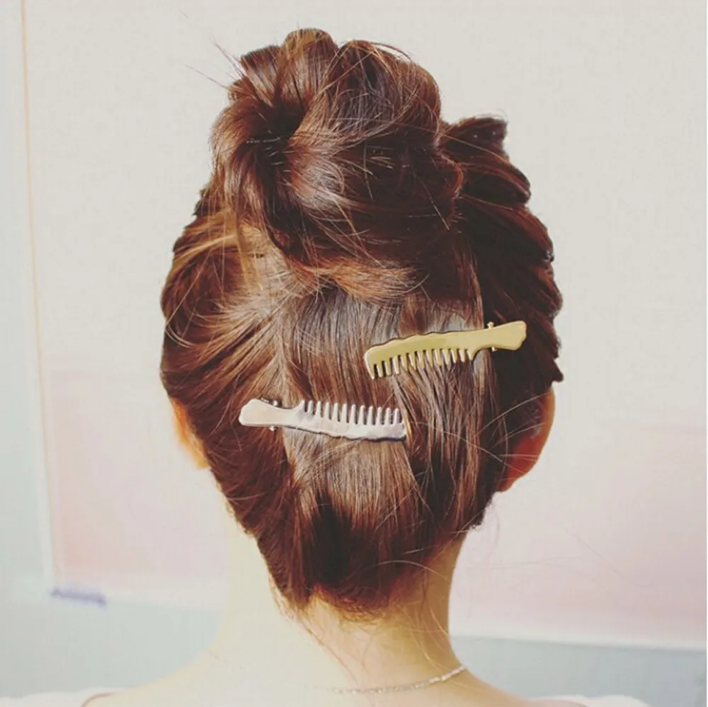 

2PC Women Hairpin Scissors Pattern Hair Clip Hair Barrettes Apparel Accessories Headpiece Hairpin Hair Accessories Decorations