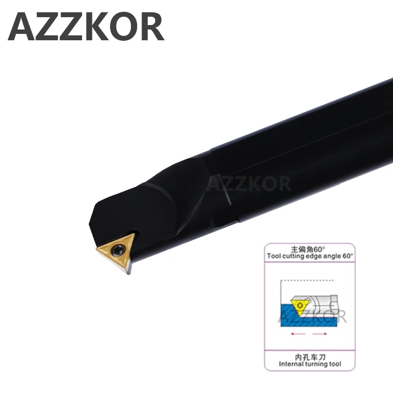 

Internal Turning Tools Cutting Bar S10K-STWCR11 Lathe Cutter Wholesale S20R-STWCR11 Carbide inserts CNC Holder AZZKOR Inner Tool