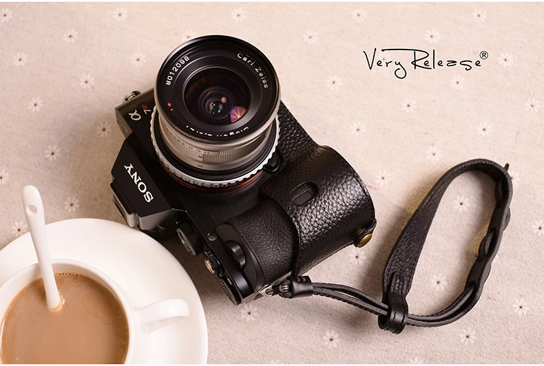 [VR] Мода ручной работы из натуральной кожи Камера сумка половина тела для sony A7R A7S A7K Камера ручка Камера сумка Обложка