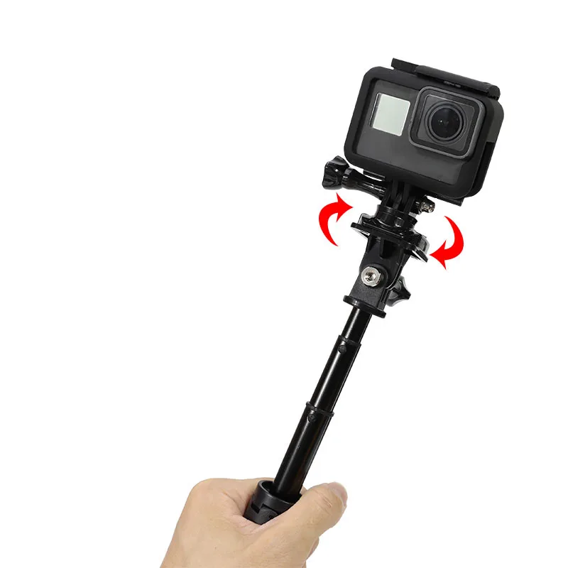 Адаптер для GoPro с возможностью поворота на 360 градусов, быстросъемное крепление для Go Pro Hero 7 6 5 4 3 Sjcam Yi 4K Eken, аксессуары для спортивной камеры