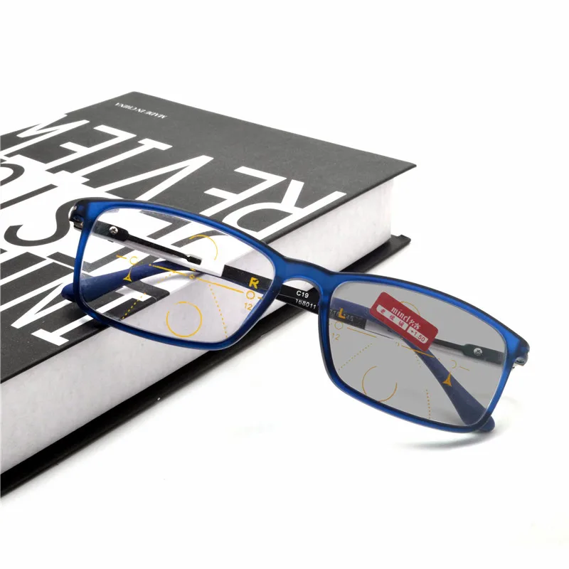 

Progressive Multifocal Glasses Transition Sunglasses Photochromic Reading Glasses Men Points for Reader Near Far Sight NX