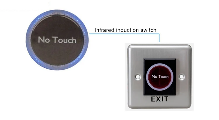 3No Touch Exit Button