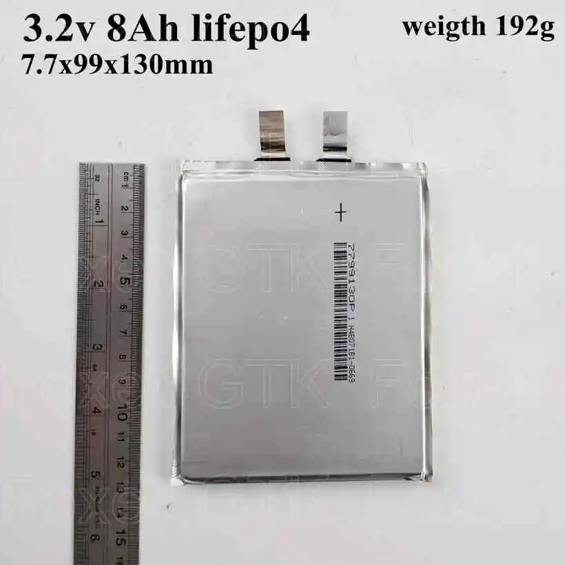 4pcs brand 3.2v 8Ah lifepo4 cell 3.2v 8000mah not 7ah 9ah 10Ah for pack diy power 7799130 12v 8ah 10ah power tools storage motor (3)