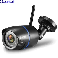 GADINAN 1080 P 720 P iCSee H.264 Водонепроницаемый Wi-Fi Беспроводной Открытый IP видеонаблюдения пуля Камера с ИК Ночное видение