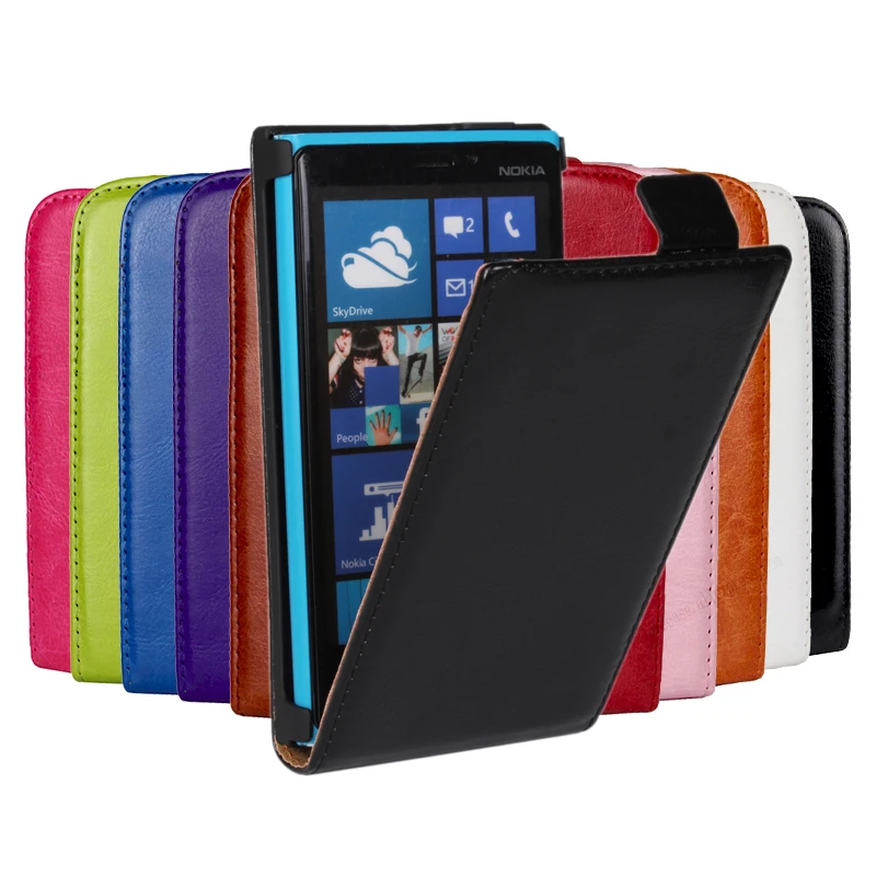 

Cover For Nokia Lumia 920 Flip Case For Nokia Lumia 920 Luxury Crazy Horse PU Leather Case For Nokia Lumia 920 Coque Funda Shell