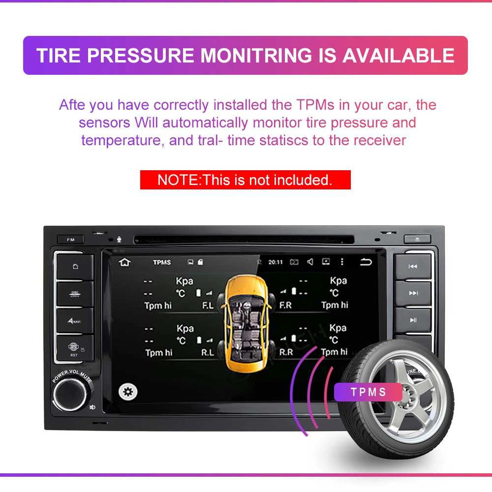 2 Din Android 9,0 Автомобильный мультимедийный плеер для VW/Volkswagen/Touareg/Transporter T5 2004-2011 Авторадио DVD Automotivo gps 2G ram