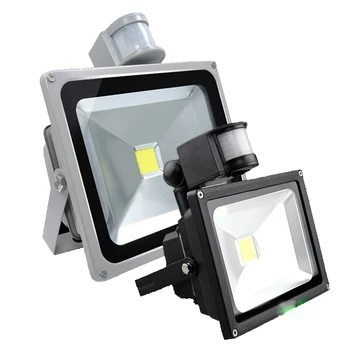 

10W 20W 30W 50W PIR infrared motion sensor floodlight 110V/220V LED lamp building floodlight parking lot lamp 2M-12M IR sensor