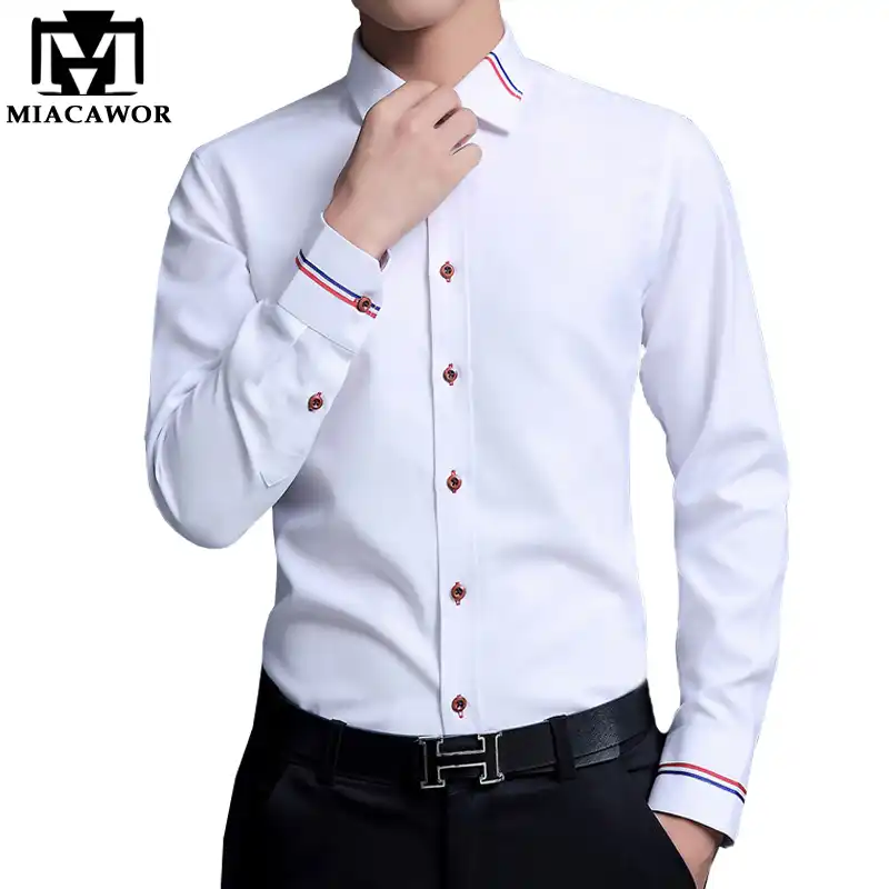 camisa vestido masculina