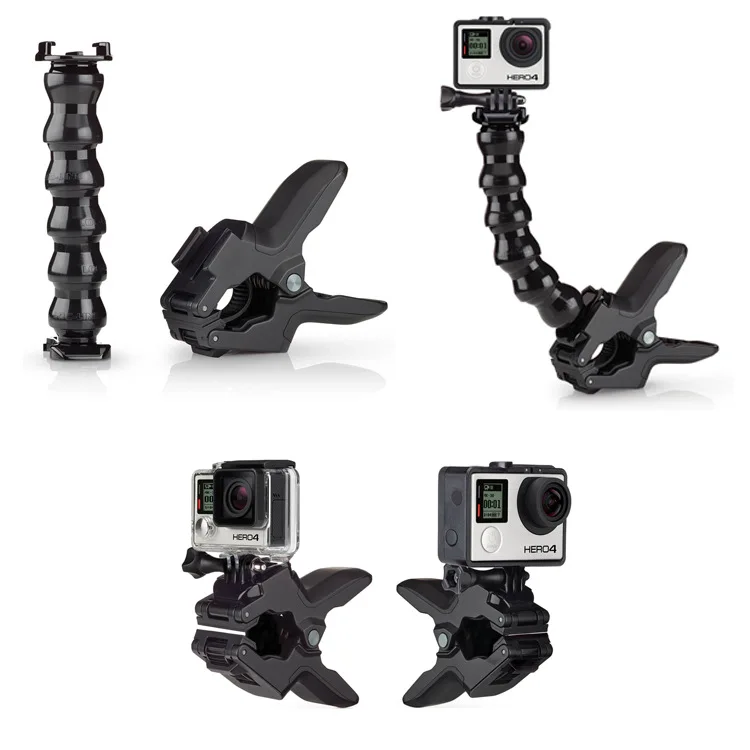 Camera Klem Mount Verstelbare Hals Flexibele Statief Light Stand Voor