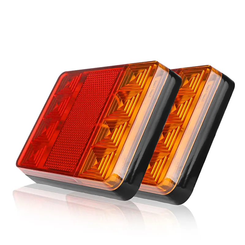 2 шт. водонепроницаемые задние фонари для прицепа 12 В|boat trailer|led tail light8 led |