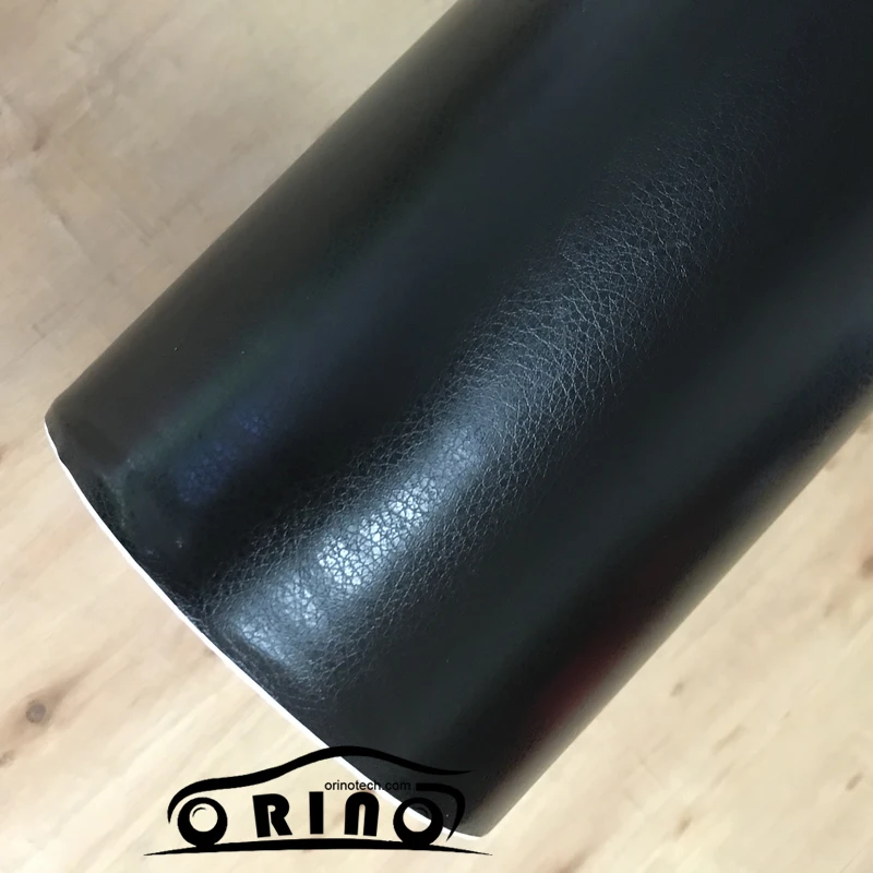 Black Leather Vinyl Film Sticker-4