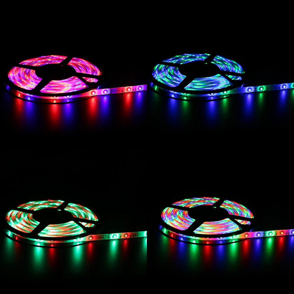 IP65 Водонепроницаемый 300 светодио дный s/5 м SMD 3528 2835 RGB Светодиодные ленты гибкие диод лента 12 В светодио дный ленты 60 светодио дный/M светодио