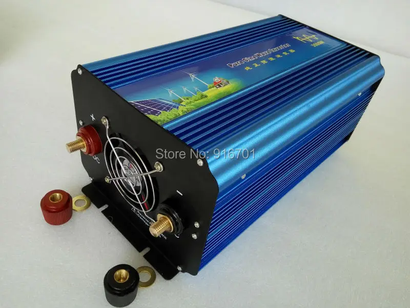 

DHL Or Fedex free shipping Digital Display 3500W inverter Pure Real 3500w + Peak 7000W + Household Pure Sine Wave 3500Watt