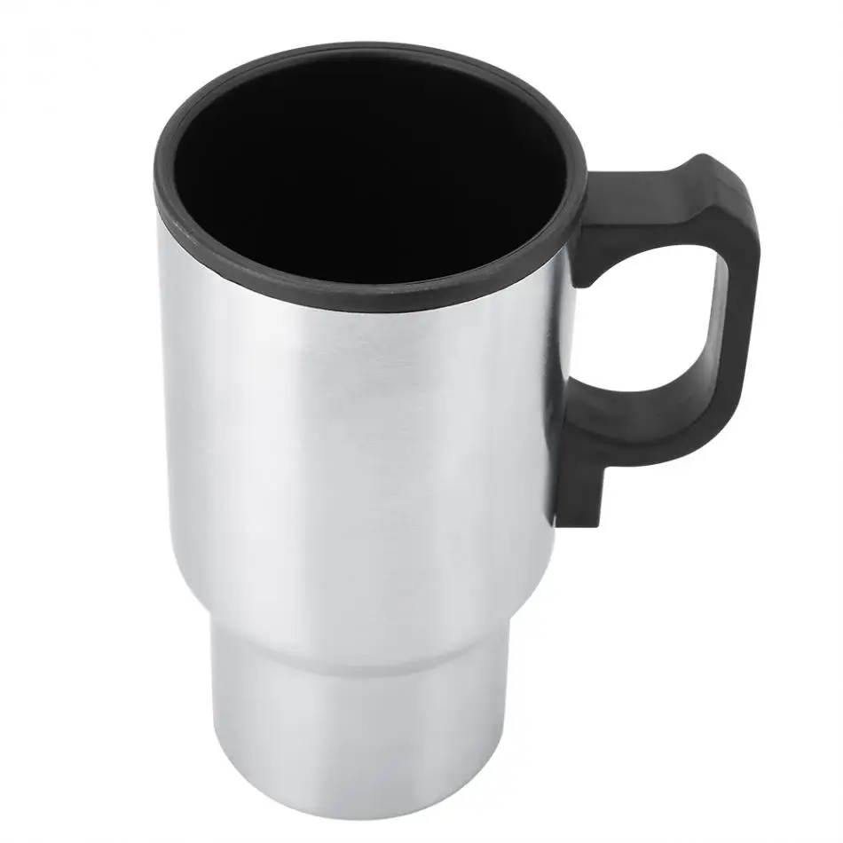 Автомобильный нагревательный чайник из нержавеющей стали, чашка для путешествий, кофейная чайная кружка с электронагревом, горячая вода для автомобиля или грузовика, инструмент для использования