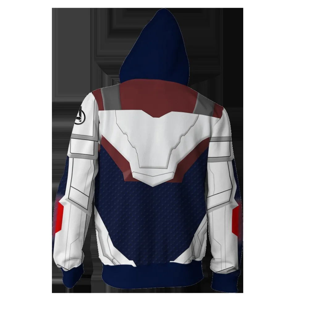 3D Print Avengers Endgame Cosplay Quantum Realm Costumes Sweatshirt Hoodie Coat Jacket Cosplay Costume Men Woman Top New