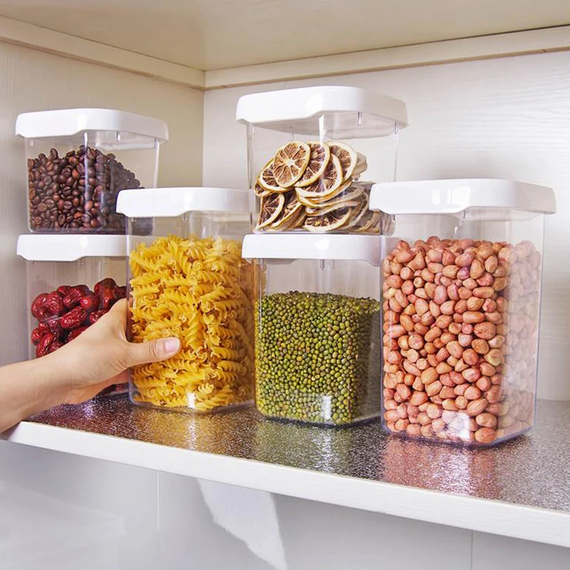 1Pcs Creative Reusable Plastic Food Storage Boxes Containers Snack Nut