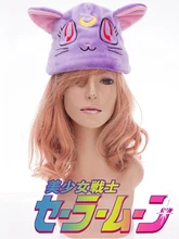 Free Shipping Sailor Moon Crystal Black Cat Luna Hat Anime Cosplay Accessories