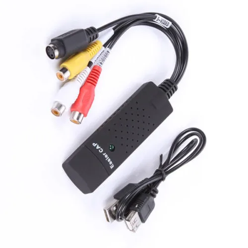Простая крышка USB 2 0 адаптер Запись VCR VHS видео для ПК AV S DVD win 7 8 32 64|video to pc|video usbvideo vhs