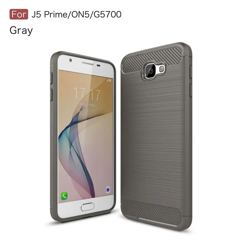 Высокое Качество Мягкий силиконовый чехол для samsung Galaxy J5 премьер Slim Armor