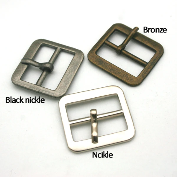 24pcs/lot simple metal buckle with pin 22mm inner width belt bag