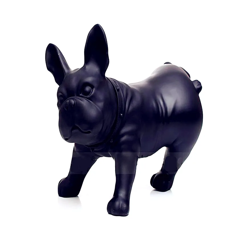 

Simulation Bulldog Colophony Crafts Statue Show Window Decoration Gift Purely Manual, Crafts Living Room European Style L2761