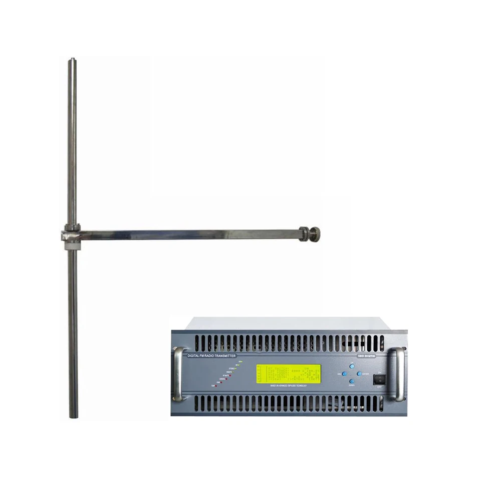ZHC618F 1000W professional fm broadcast transmitter and Radio antenna