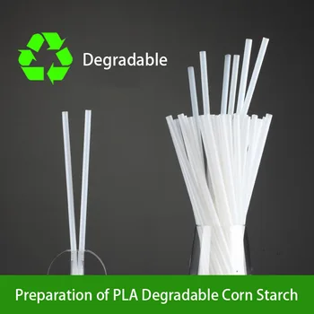 

Degradable Environmentally Friendly Disposable Straight Straw White Independent Packaging Family Bar Party Cocktail Drink Straw