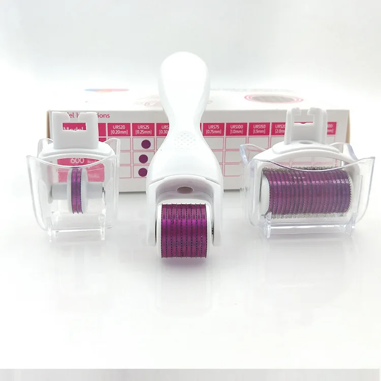 DRS 0 2 мм 25 3 Профессиональный титановый ролик Dr Derma в 1 для ухода за лицом и лечения