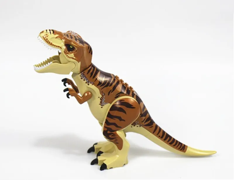 

wholesale 12pcs/lot L030 Carnotaurus Tyrannosaurus triceratop Dinosaur T-rex Building Blocks Bricks children gift baby toys