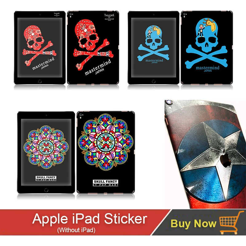 

Printing PVC Material Skin Sticker Case Sleeve Antidust Decorative Protective Cover For iPad Pro 9.7 Inch