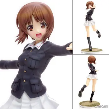 

Girls And Panzer Action Figure Panzer Clothes Ver. Nishizumi Miho Doll PVC Action Figure Collectible Model Toy 22cm KT3558