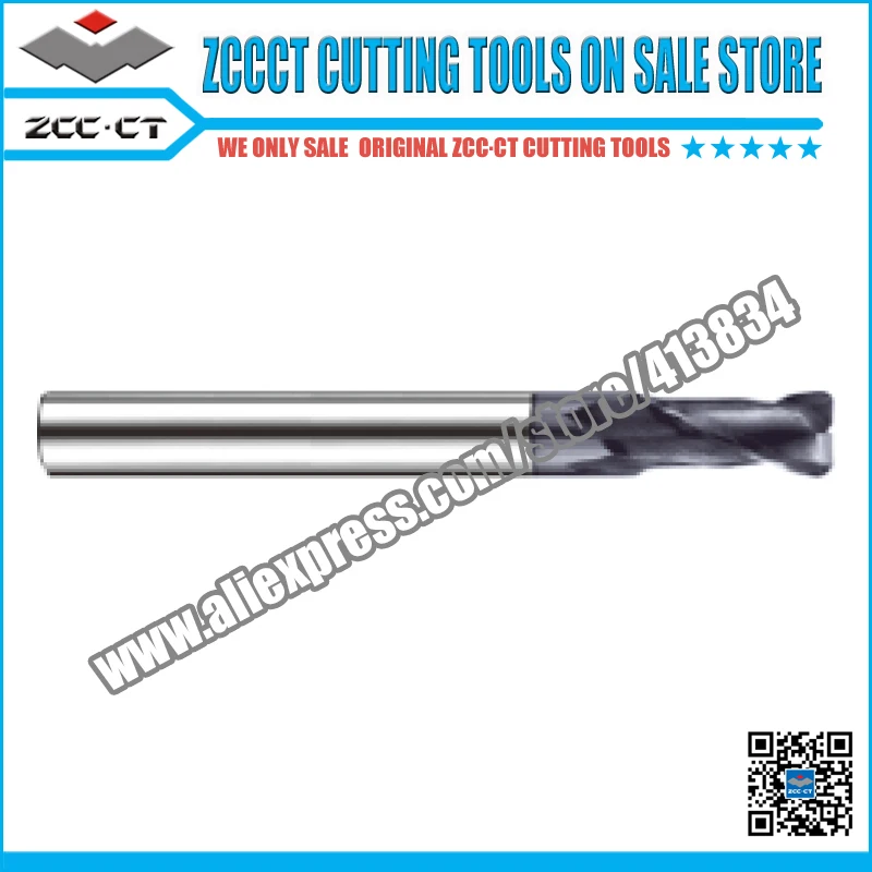 

ZCC carbide end mill GM-2R-D3.0R0.5 2 flutes 3.0mm diameter radius 0.5 solid carbide end mills for radius shoulder Profile slot