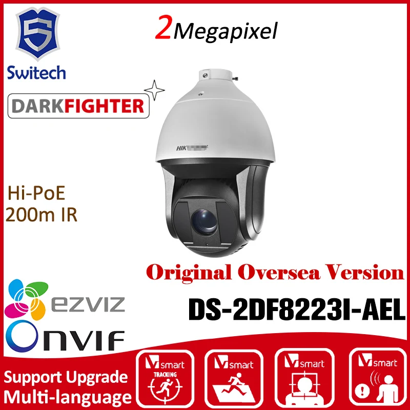 HIKVISION DS 2DF8223I AEL Original English version 2MP IP camera CCTV