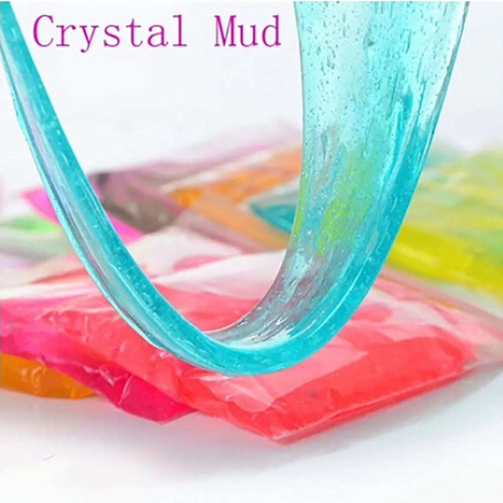 

Fluffy Slime DIY Air Soft Clay Polymer Foam Ball Light Cotton Putty Charms Slime Transparent Magic Toys for Antistress Kids